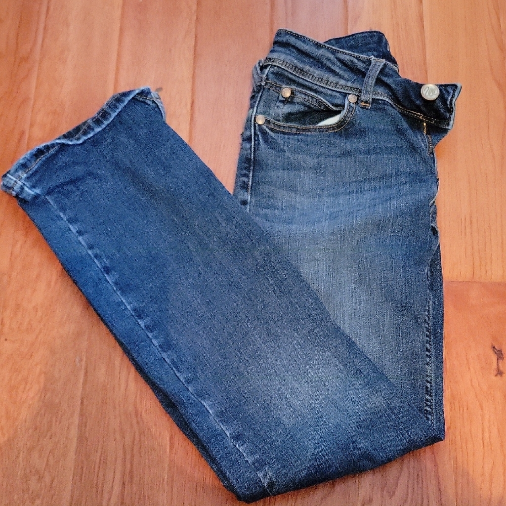 Wrangler Dark Blue Low-rise Bootcut Jeans